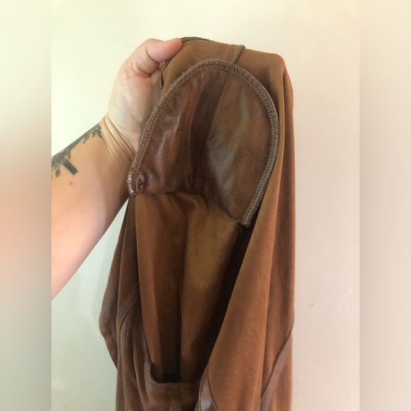 🐱 Alia | Shoulder Padded Open Front Sweater - Picture 4 of 6